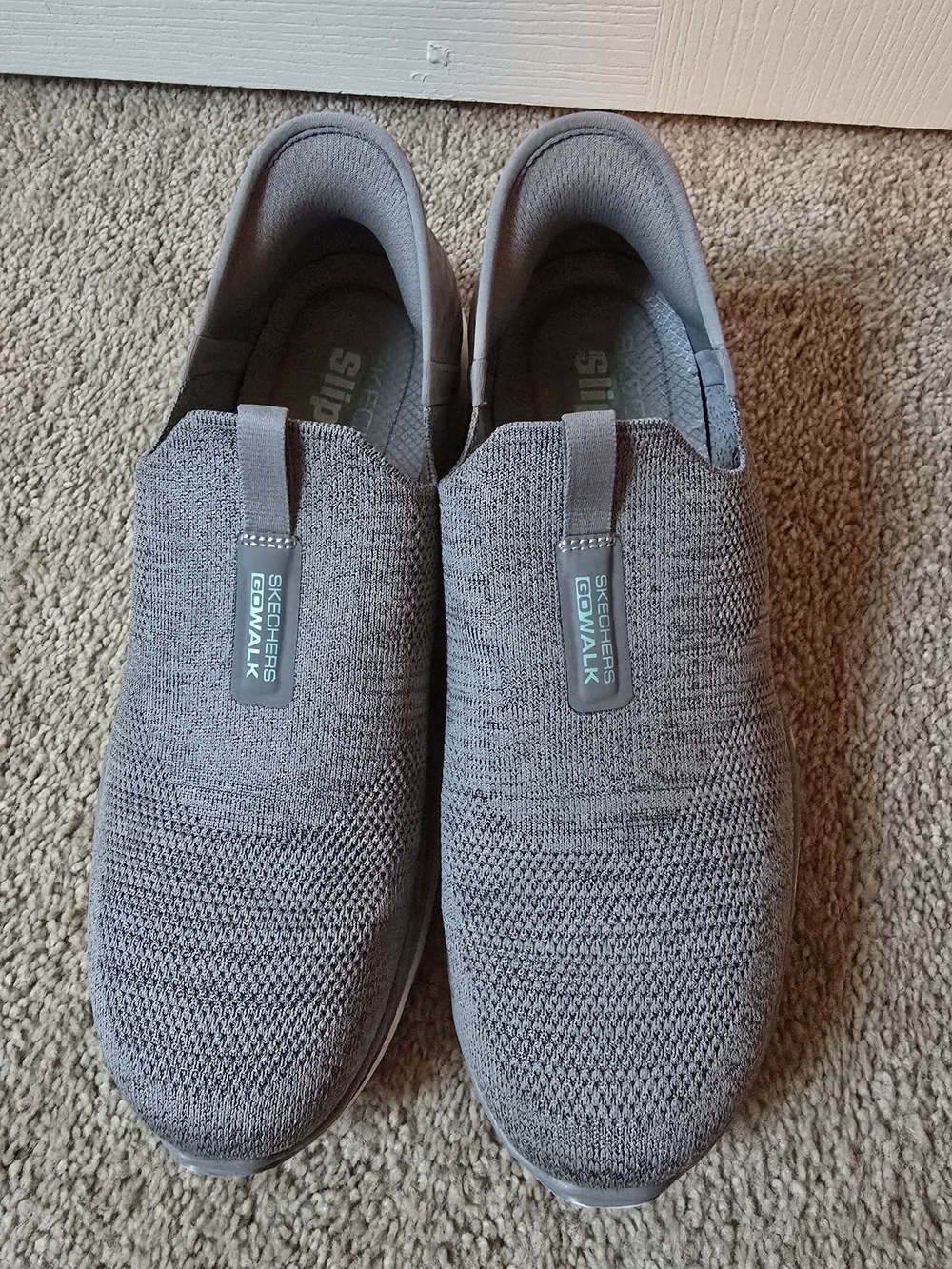 Skechers GOwalk Women's Slip-On Knit Walking Shoes in Grey